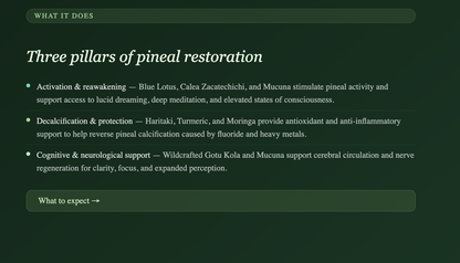 Pineal Activation/ Decalcification
